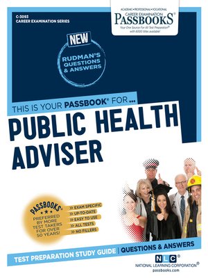 cover image of Public Health Adviser